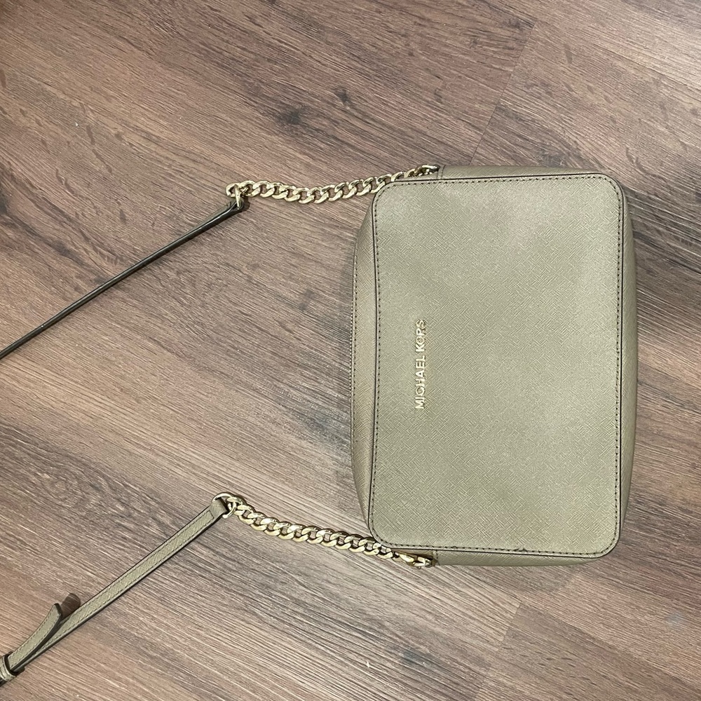 Taupe Michael Kors Satchel
